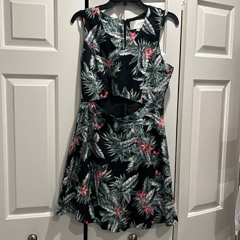 J.O.A Floral Dress, Size Large
